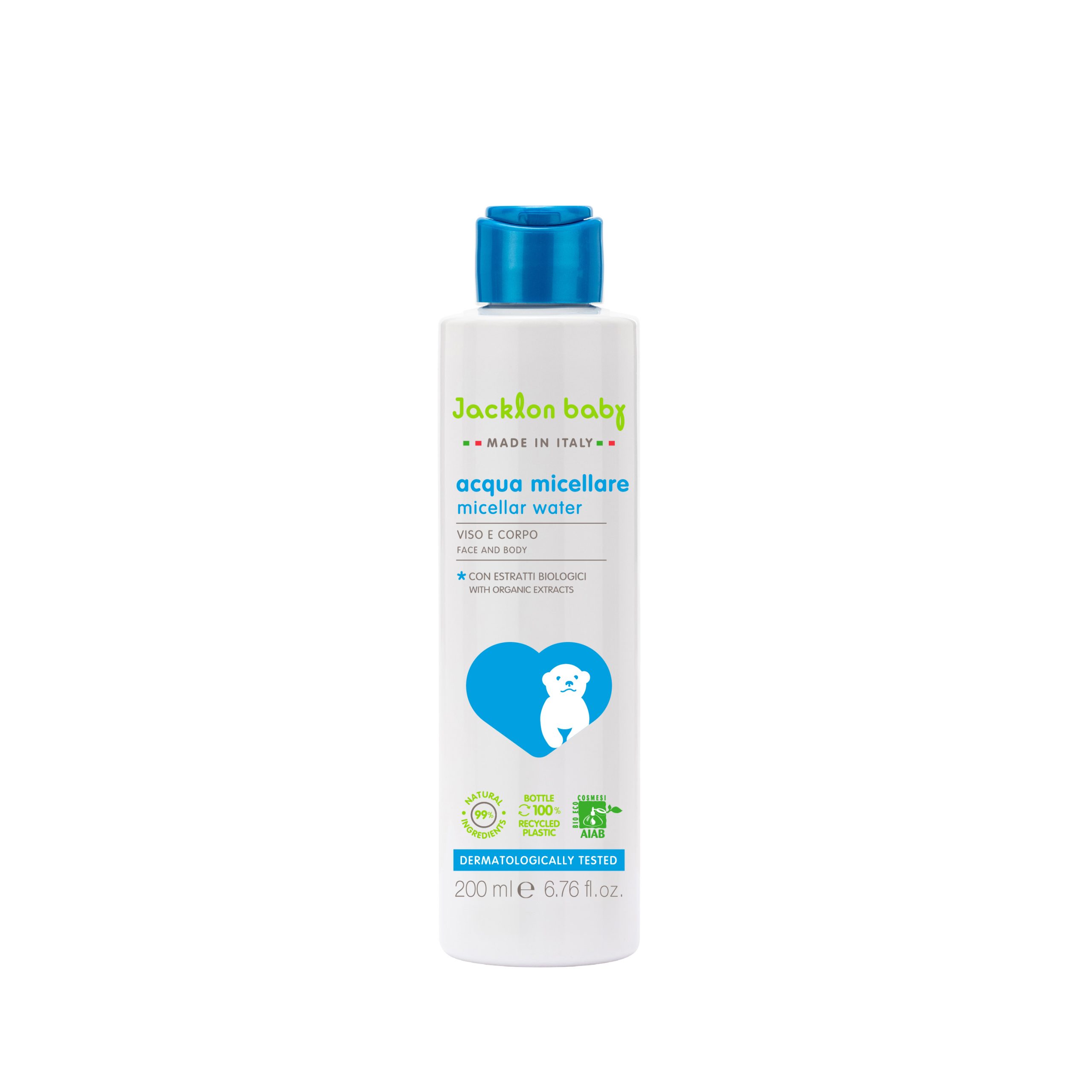 MICELLAR WATER 200ml JACKLON BABY_single_tappo blu